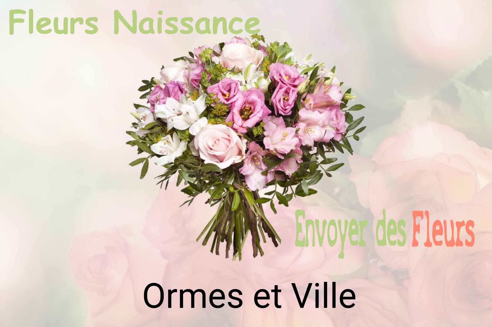 Bouquet de fleurs de naissance livré à Ormes-et-Ville
